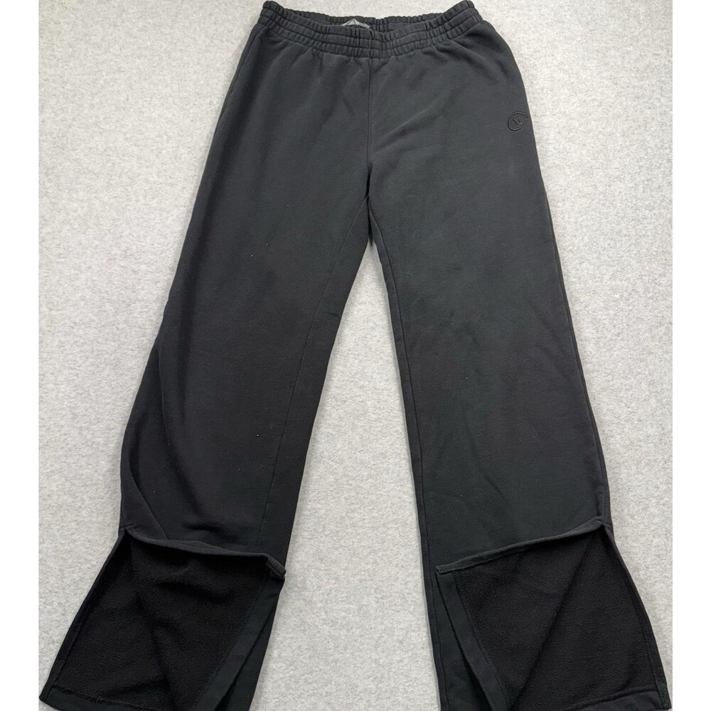 Vuori Men's Black Sweatpants M Cotton Polyester Elastic Waist Drawstring Knit